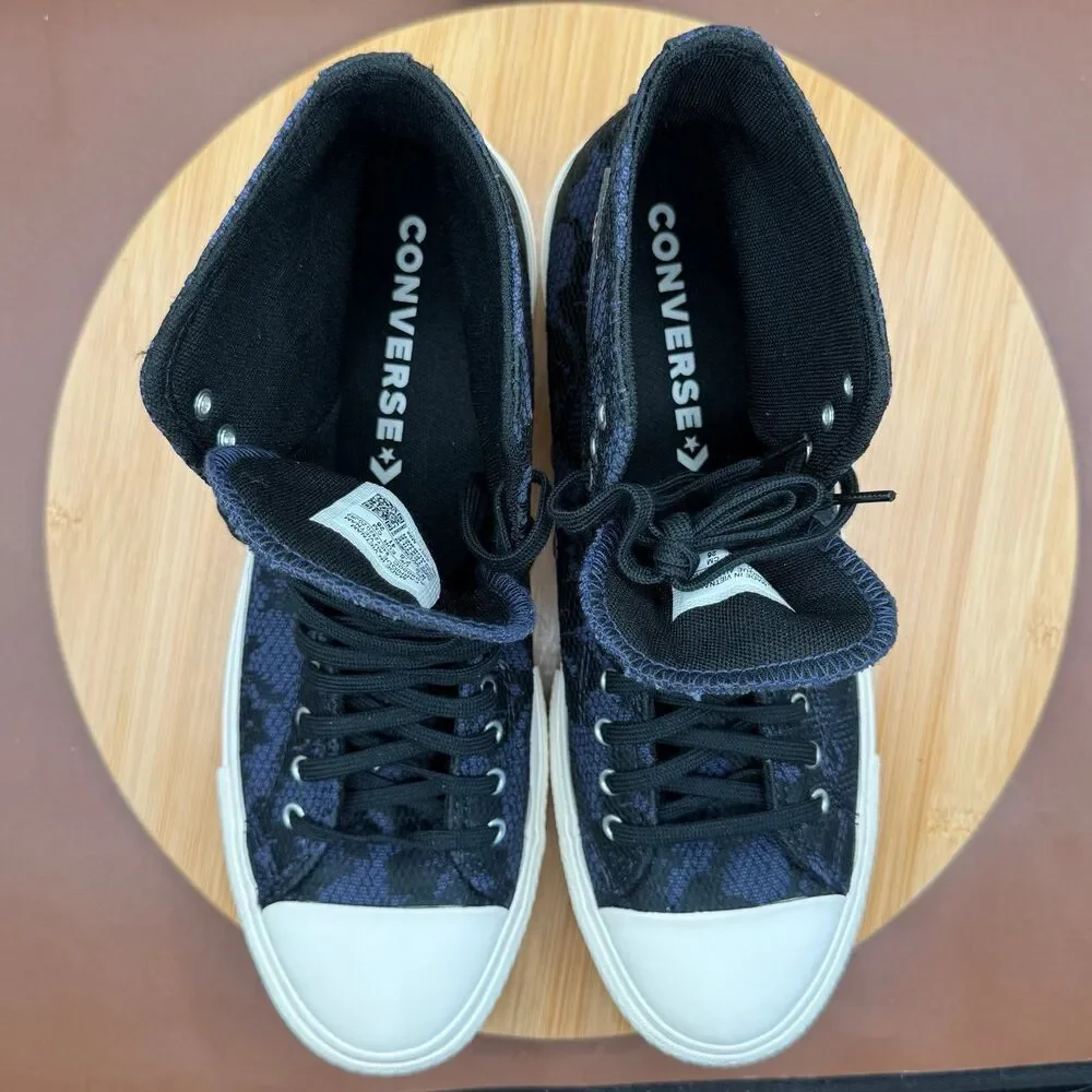 Converse CTAS Hi Platform Womens Shoes Embroidered Floral Size 9.5